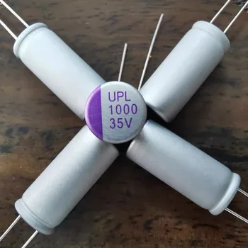 Новый оригинальный твердотельный конденсатор UPL35v1000uf спецификация 10x22 Электролиз 1000 мкФ / 35 В высокая температура 125C