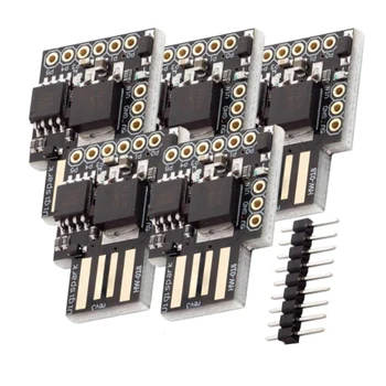 5Pcs ATTiny85 Digispark I2C LED Rev.3 Kickstarter 5V IIC SPI USB Development Board 6 контактов ввода-вывода для Arduino