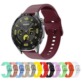 22 мм Силиконовый ремешок для часов Huawei Watch 4 3 / Watch4 Watch3 Pro Браслет для смарт-часов Huawei GT 4 46 мм / GT3 SE / GT2E