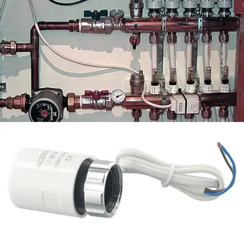1 шт. Электротермический привод для систем клапанов радиаторов теплого пола AC230V M30x1,5 мм Электрический термопривод Инструмент