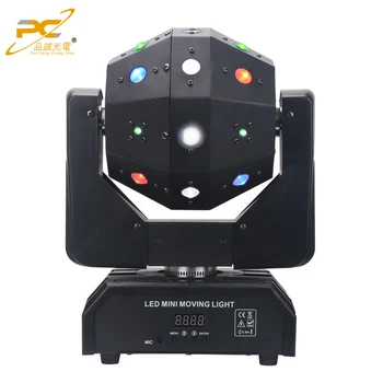  Профессиональный лазерный стробоскоп Вращающиеся движущиеся головные фонари Stage LED 3 в 1 Dmx Режим для бара Disco Parties