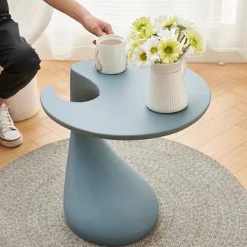 Поднос Маленький журнальный столик Nordic Clear Design Пластиковый диван Приставной столик Спальня Mini Mesa Auxiliar Мебель для прихожей
