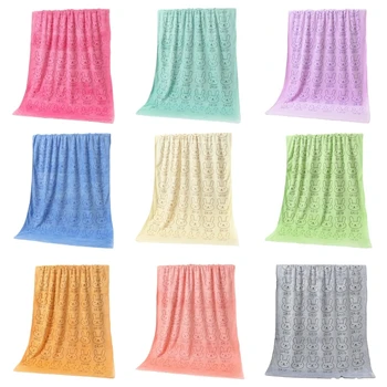 Мультяшное полотенце для лица Мягкое полотенце для лица из микрофибры Банное полотенце Женское полотенце для волос