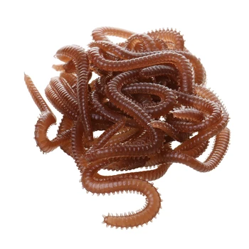 20 г резиновые искусственные черви, вонючие ароматизированные рыболовные приманки с коробкой