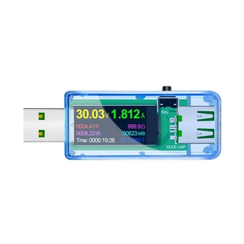 U96P 13 в 1 USB-тестер Цифровой вольтметр постоянного тока Напряжение Ток Вольт Амперметр Детектор Зарядное устройство Индикатор Измеритель