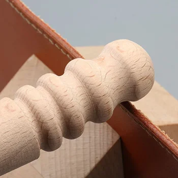Wood Leather Solid Wood Round Polishing Edge для полированного края Кожаный ремесло Рабочий инструмент Craft Kit