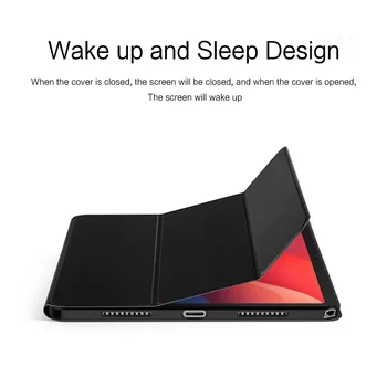 Ударопрочный ультратонкий смарт-чехол для Lenovo Tab M11 Xiaoxin Pad 2024 11-дюймовый корпус из ТПУ с крышкой корпуса Auto Sleep Wake UP