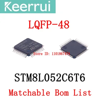 100% Совершенно новый оригинальный STM8L052C6T6 LQFP-48 STM8L052 C6T6 STM8L STM MCU IC Chip Таблица списков связей