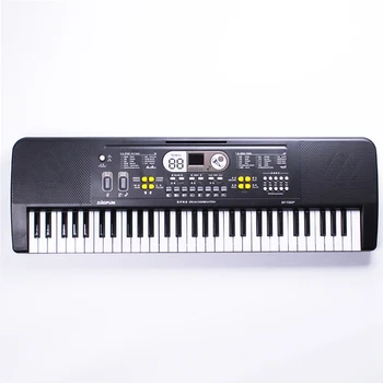 Bigfun Kids 61 клавиша Электронное пианино Клавиатура Музыкальное пианино Музыкальное пианино с микрофоном / двойным динамиком Учебный инструмент