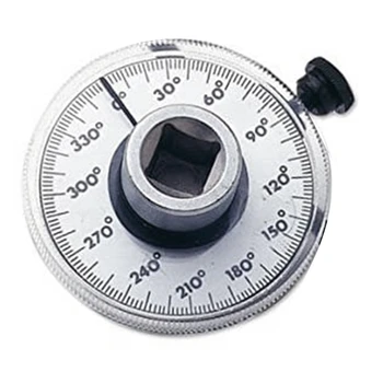 1/2 дюйма Динамометрический ключ Гаечный ключ Прибор для измерения крутящего момента Угловой измеритель Индексатор