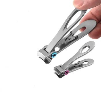Кусачки для ногтей Нержавеющая сталь Доступны два размера Маникюр Ногти Резак Толстые жесткие ногти Ножницы для ногтей Инструменты Нож Гвозди
