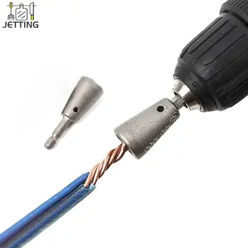  Инструменты для скрутки проволоки Ручка электрика Быстро Twister Twister Wire для электродрелей-шуруповертов Twister Twisted Twisted Twist Кабельное устройство