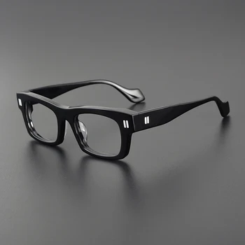 Оптические очки в квадратной оправе с большой оправой Ретро пресбиопия тренд мужские женские очки оправа Модные очки для чтения