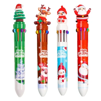 Многоцветная ручка Выдвижная шариковая ручка 10-в-1 для детского вознаграждения