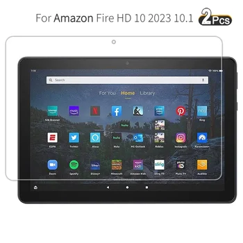 2 шт. HD Защита экрана с защитой от царапин Закаленное стекло для совершенно нового Amazon Fire HD 10 2023 10,1-дюймовая защитная пленка для планшета