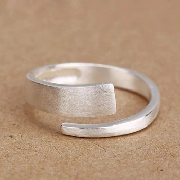 корейский стиль минималистичные геометрические кольца для женщин крест нерегулярный регулируемый простой палец кольцо хип-хоп панк открытое кольцо ювелирные изделия