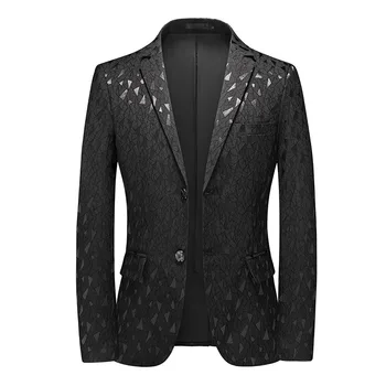 Мужская одежда 2023 Blaser Slim Masculino Свадебное платье Костюмы Куртка Homme Luxury Korean Men Blazer Hombre Elegante Moderno