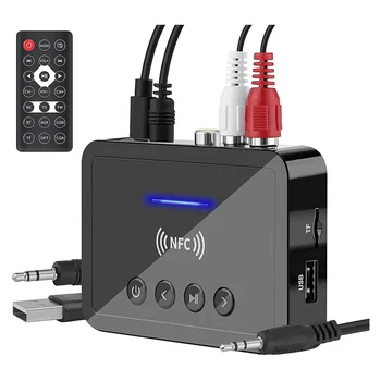 NFC Bluetooth Передатчик Приемник FM Стерео AUX 3,5 мм Джек RCA Оптический беспроводной звонок по громкой связи Bluetooth Аудиоадаптер
