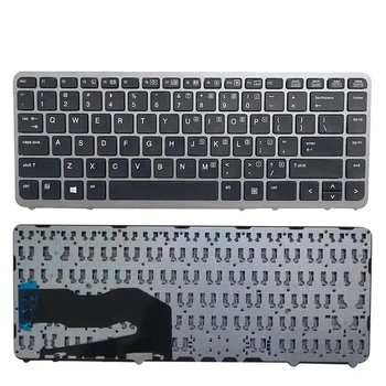Новая американская клавиатура с подсветкой указателя для HP EliteBook 840 G1 G2 850 G1 G2 740 G1 G2 с рамкой черного серебристого