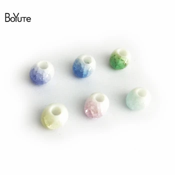 BoYuTe (50 штук / лот) 6 цветов 6 мм керамические бусины ручной работы оптом diy фарфоровые керамические ювелирные бусины