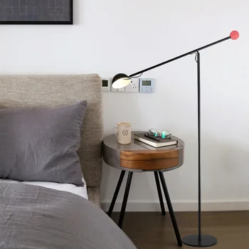 Скандинавский простой торшер для гостиной художественный торшер кофейня вилла спальня дизайнерский напольный светильник