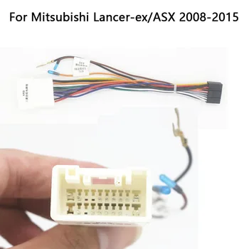  Автомобильное радио Стерео 16-контактный адаптер жгута проводов для Mitsubishi Lancer-ex/ASX 2008-2015 Аудиоразъем