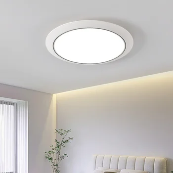  Современные минималистичные светодиодные люстры для спальни Ультратонкий круглый светильник для прохода Балконный комнатный свет Трехстойкий потолочный светильник для спальни