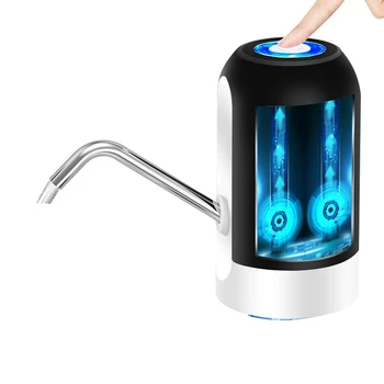 Горячий TOD-Диспенсер для бутылок с водой Насос для бутылок с водой USB Зарядка Автоматический насос для питьевой воды Портативный электрический диспенсер для воды