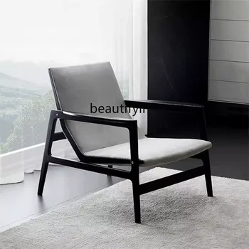 Итальянский минималистичный [Стул для отдыха] Обеденный стул со спинкой B & B Балкон Повседневный Ретро Стул Туалетный столик Мебель