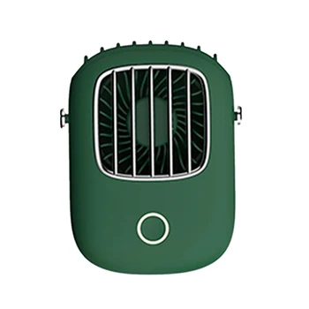 Мини Портативный USB-вентилятор с висячей шеей Отключение звука Ручной настольный вентилятор с 3 передачами Регулируемое воздушное охлаждение Ventilador