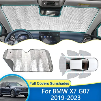 Для BMW X7 G07 xDrive40i 2019 2020 2021 2022 2023 Солнцезащитные козырьки Окно Солнцезащитные козырьки Чехол Солнцезащитная тень Защита от ультрафиолета Автомобильные аксессуары