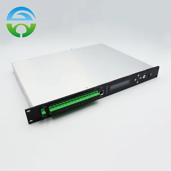 1550 нм Оптический усилитель кабельного телевидения 8x19 дБм с двойным блоком питания WDM SC/APC GPON, EDFA