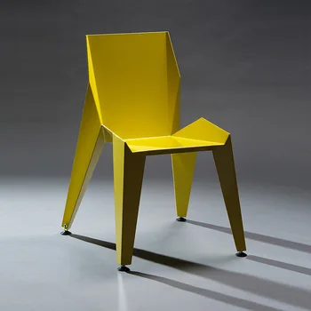 Современный минимализм Мебель для гостиной Обеденные стулья Бытовая спинка отеля Стул для отдыха Скандинавский балкон Одинарный пластиковый стул