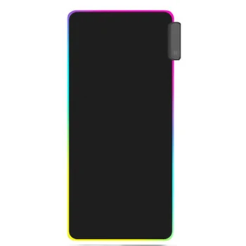  Коврик для игровой мыши Большой размер 900x400 мм RGB Красочный свет Светодиодная светящаяся клавиатура Pad 14 режимов освещения Водонепроницаемая поверхность