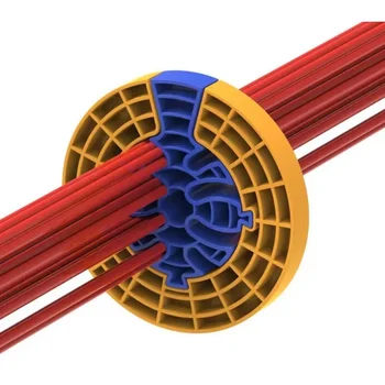 Сетевое кардочесовочное устройство Кабель-гребень Огнеупорный АБС-пластик Универсальные кабели Категория 5 и 6 Сетевые кабели Инструменты для прокладки и кардочесания